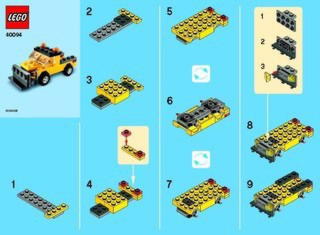 Инструкция Как Собрать Машинку Из Лего